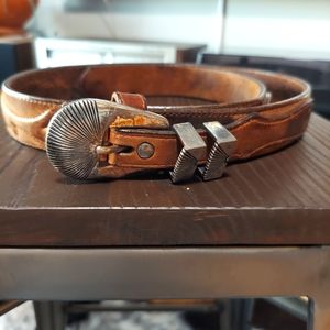 Justin Men's Western Belt, Top Grain Leather, 36"